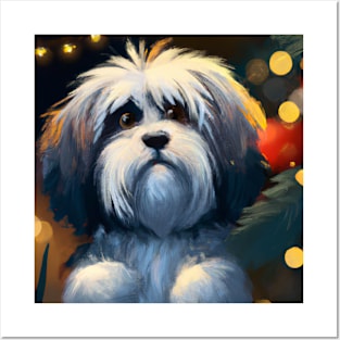 Cute Havanese Drawing Posters and Art